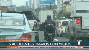 Policía: Motorizados involucrados en más de 5 accidentes de tránsito diarios Policía: Motorizados involucrados en más de 5 accidentes de tránsito diarios