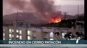 Se registra incendio en Cerro Patacón