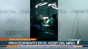 Realizan con éxito en el Hospital del Niño el primer trasplante de médula ósea a un paciente no relacionado