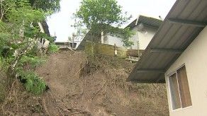 Residentes de Tierra Prometida temen que lluvias ocasionan deslizamientos