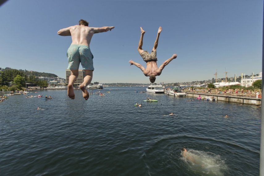 El calor se extendió a Canadá