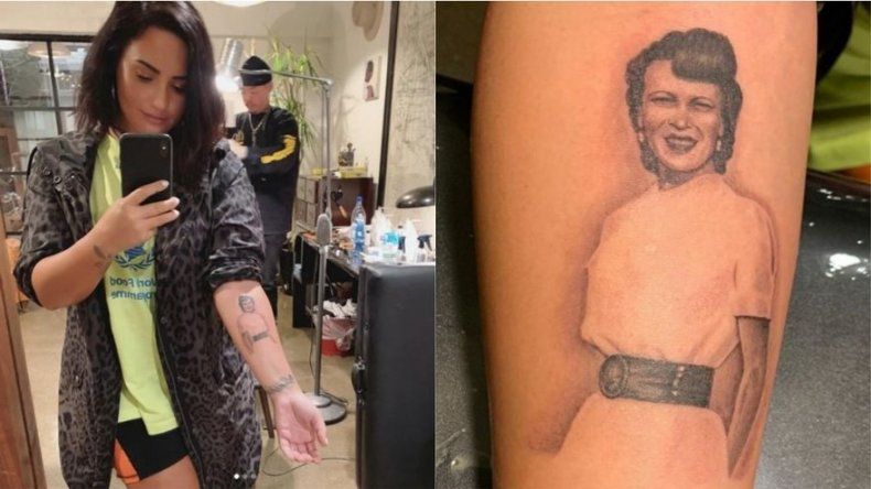 Demi Lovato se hace un tatuaje en honor a su bisabuela