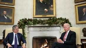 Los presidentes Joe Biden y Guillermo Lasso.