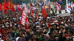 Choques en Filipinas antes de discurso presidencial