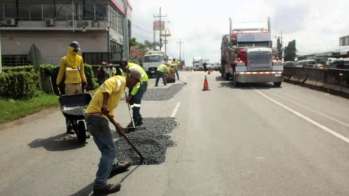 Trabajos del MOP. Trabajos del MOP.