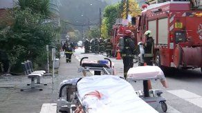Fuerte explosión de gas deja 3 muertos y unos 50 heridos en clínica del sur de Chile
