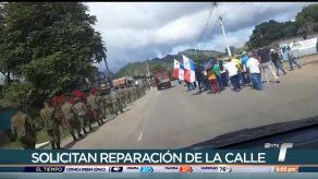 Usuarios de la carretera Panamericana en el tramo Cañita - Agua Fría protestan