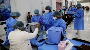 Personal de salud de Panamá.