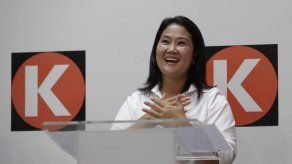 La candidata presidencial peruana Keiko Fujimori.