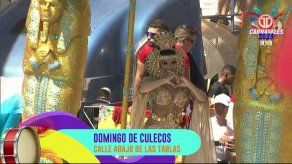 Ana GabrielaRodríguez, reina de Calle Abajo de Las Tablas 2013.