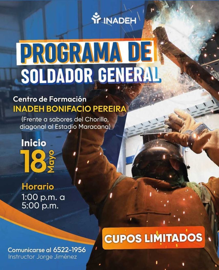 Programa para futuros soldadores del INADEH. Programa para futuros soldadores del INADEH.