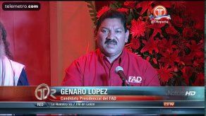 Para el candidato a la presidencia por el FAD