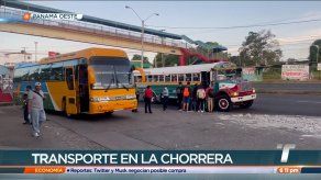 Transportistas de La Chorrera atienden parcialmente llamado a paro