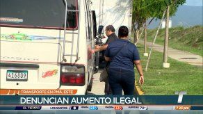 Denuncian aumentos de pasaje en rutas de Panamá Este