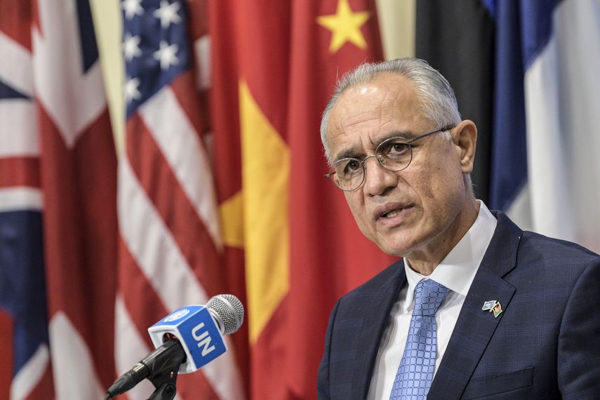 El embajador reconocido de Afganistán ante la ONU