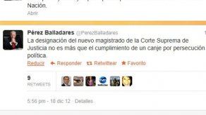 Elección de Ayú Prado es canje por persecución política