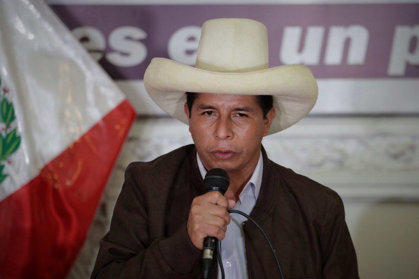El candidato presidencial peruano