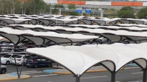 Estacionamientos en el Aeropuerto Internacional de Tocumen.