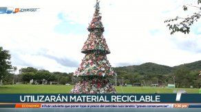 Instalarán árbol de Navidad con materiales reciclados en Chiriquí