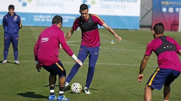 El Barça sigue preparando en cuadro el clásico del sábado