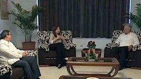 Presidente cubano tuvo fraternal reunión con Cristina Kirchner