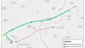 Desvíos de ruta de Metro Bus en Vía España por desfile en Juan Díaz