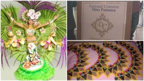 Traje nacional de Señorita Panamá viaja a Filipinas