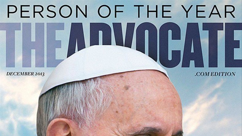 Papa Francisco nombrado personalidad del año por revista gay de EEUU