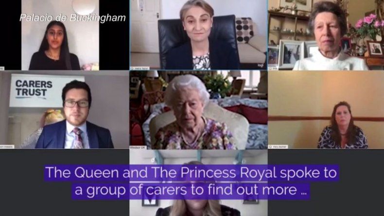 La reina Isabel II participa en su primera videollamada a los 94 años