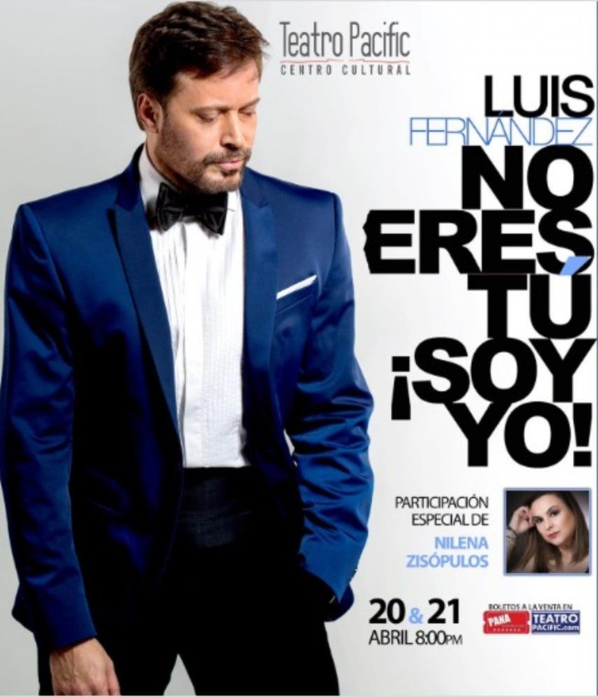 Luis Fernández presentará su exitoso Standup No Eres Tú, Soy Yo en Panamá
