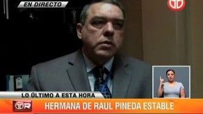 Hermana del diputado Pineda se mantiene en cuidados intensivos