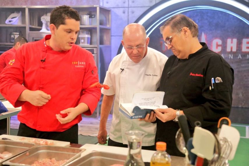 El chef Pedro Masoliver durante un episodio de Top Chef.