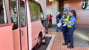 ATTT realiza operativo de verificación y control en la Terminal de Albrook ATTT realiza operativo de verificación y control en la Terminal de Albrook