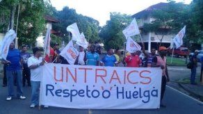 Trabajadores de UNTRAICS protestan en Albrook por cierre de operaciones