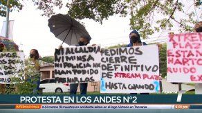 Residentes de Los Andes N.º 2 protestan por contaminación acústica de local donde se registró tiroteo