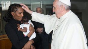 Papa recibe a sudanesa Mariam Yahya Ibrahim Papa recibe a sudanesa Mariam Yahya Ibrahim