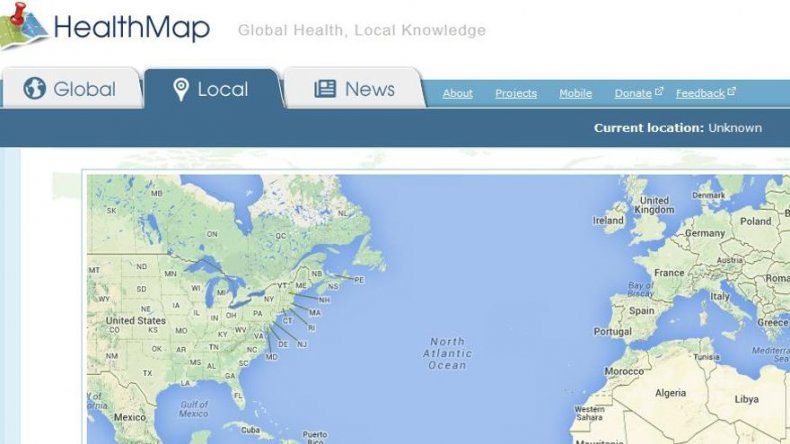 Herramienta en internet detectó brote del ébola