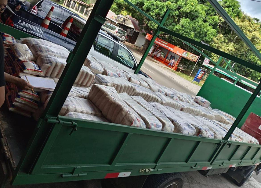 Decomisan 78 quintales de arroz a un comerciante asiático en la provincia de Chiriquí.