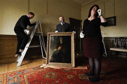 Identifican pintura como autorretrato de Rembrandt