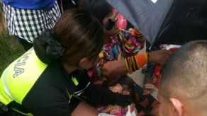 Unidades ciclistas ayudan a una mujer a dar a luz en Curundú