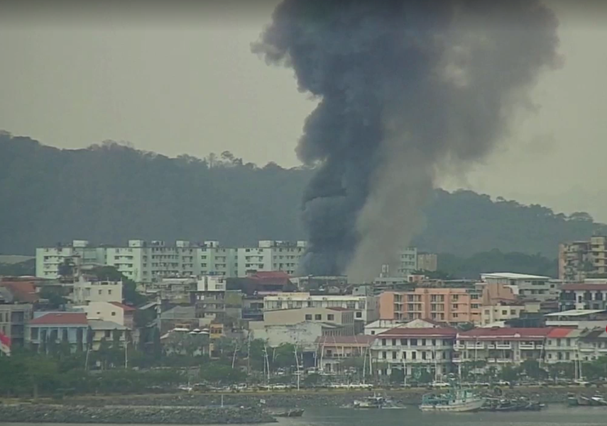 Incendio en Santa Ana&nbsp;