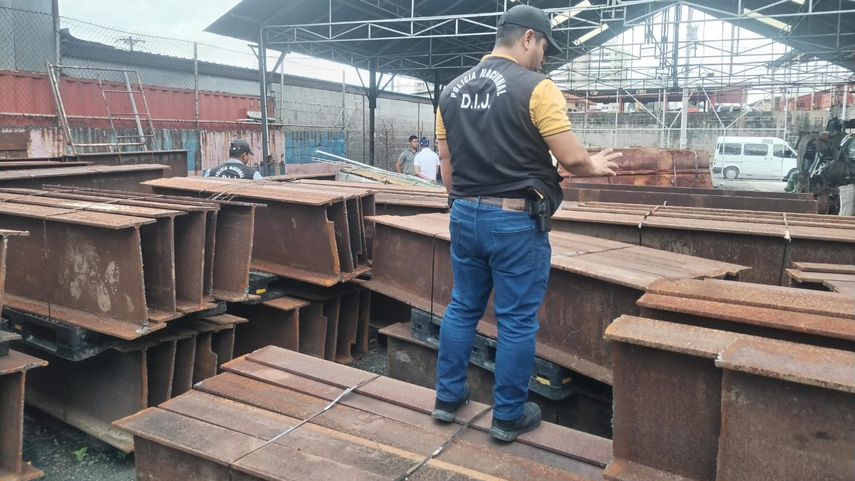 600 vigas H extraviadas del MOP