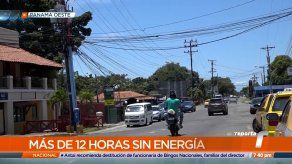 Apagón eléctrico provoca afectaciones por más de 12 horas en Chame