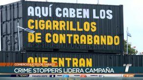 Crime Stoppers promueve campaña para combatir el comercio ilegal del tabaco