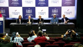 Expresidententes afectados por bloqueo del espacio aéreo de Venezuela hablan en conferencia de prensa