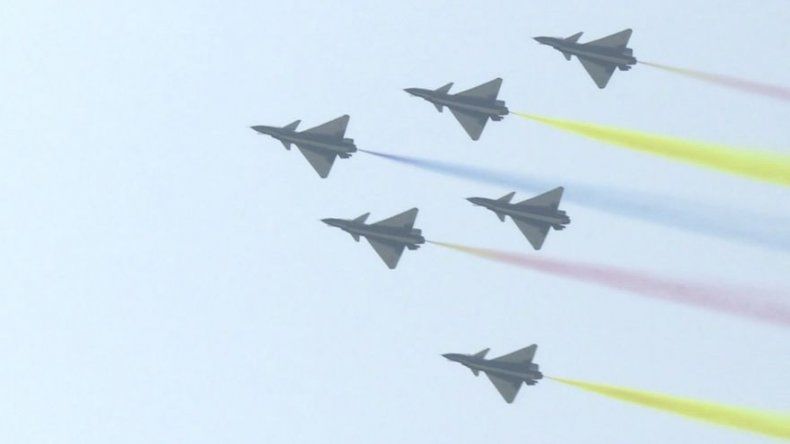 China muestra sus avances en fuerza aérea para competir con Rusia y EEUU
