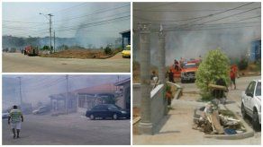Bomberos controlan incendio de masa vegetal en El Edén de Arraiján