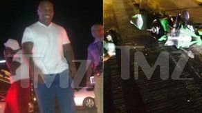 Mike Tyson ayuda a motociclista que cayó en Las Vegas