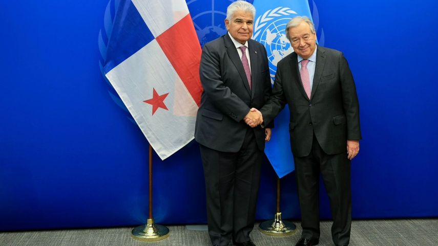 Secretario General de la ONU se reúne con el presidente Mulino