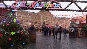 En Moscú y su plaza Roja ya se respira el ambiente navideño